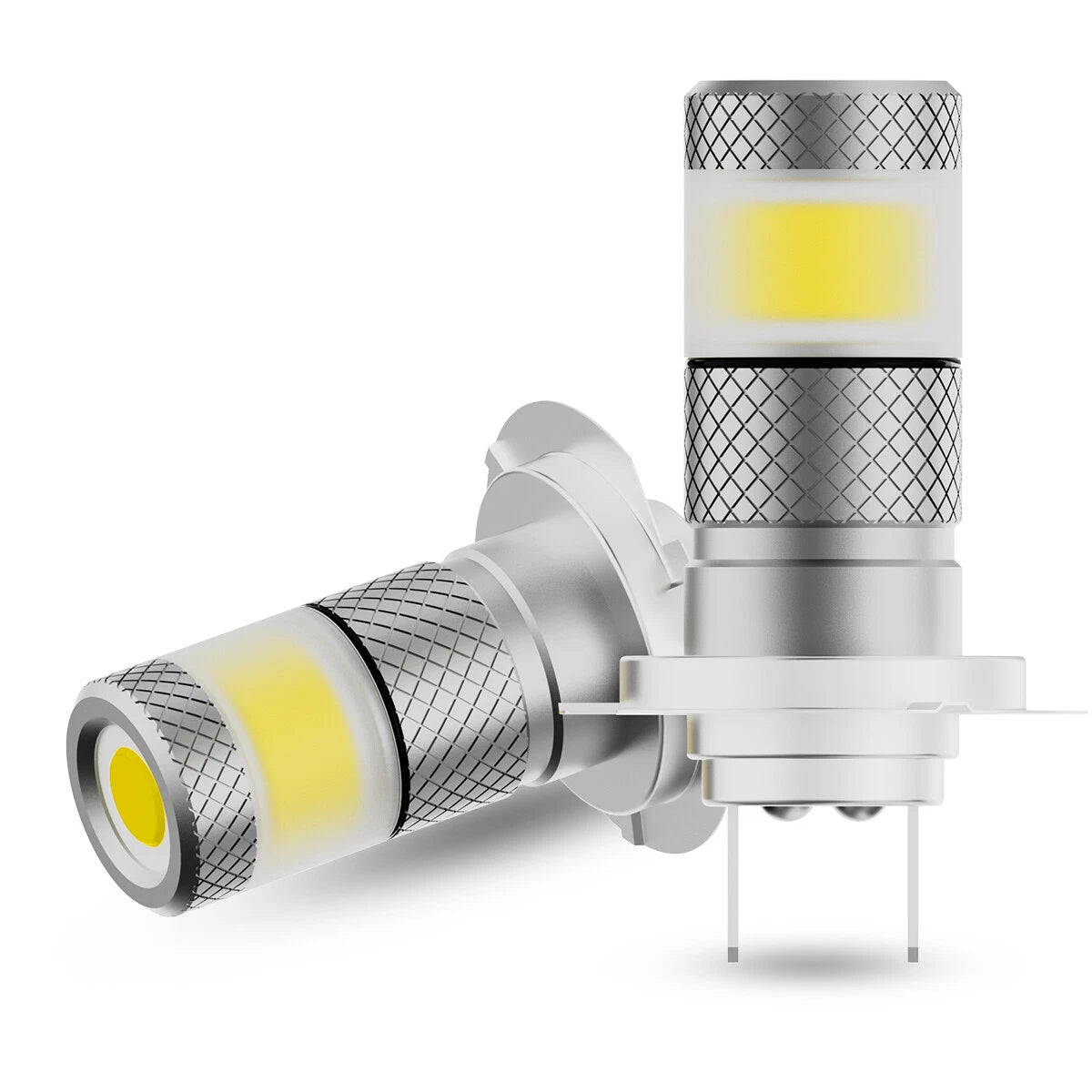 2X H7 30W LED Fog Lights DRL Bulbs Kit 6500K for NOVSIGHT