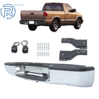 Chrome Rear Step Bumper for Chevrolet S10 (1998–2004)