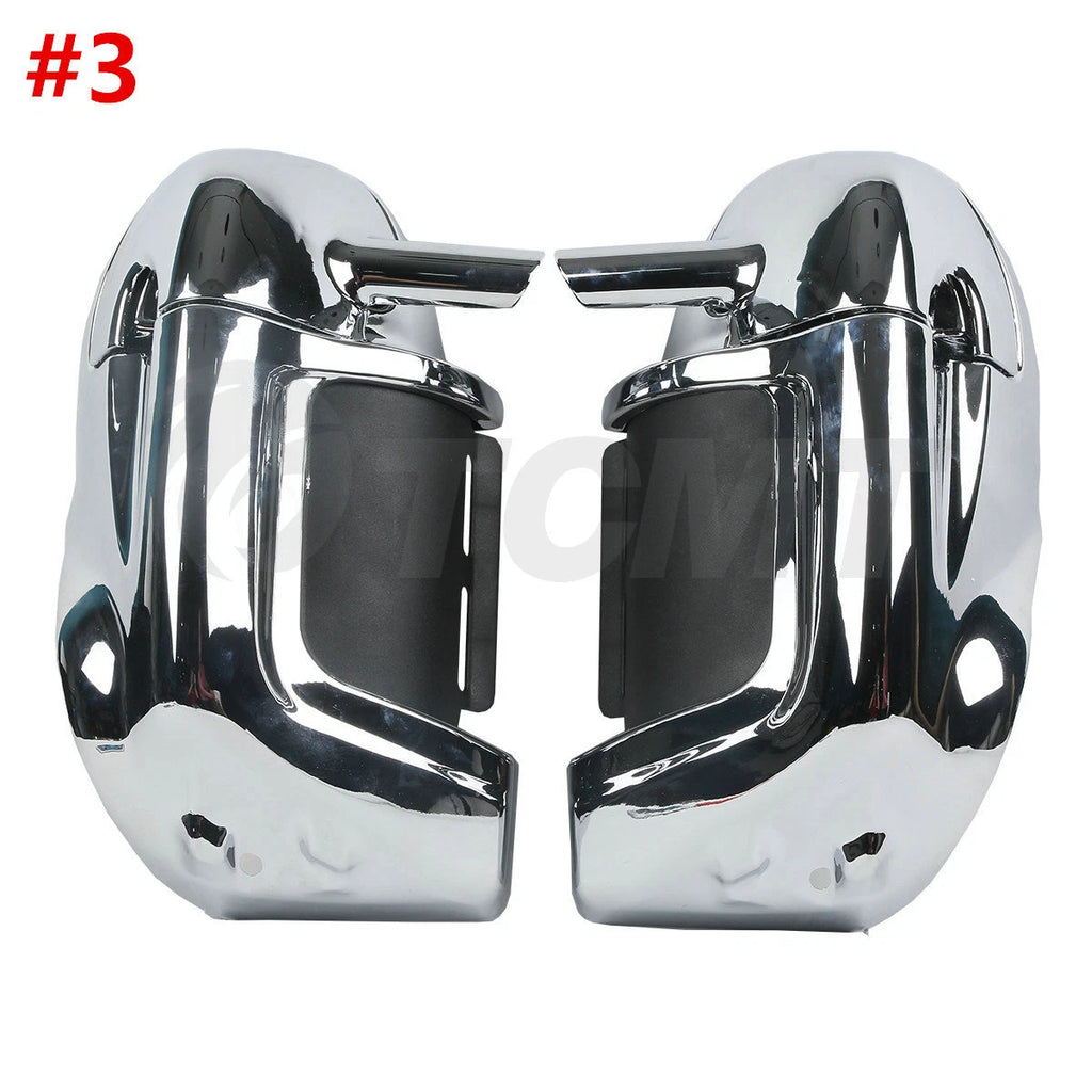 Lower vented fairings with 6.5" speakers box pods for Harley FLHT (1989–2013)