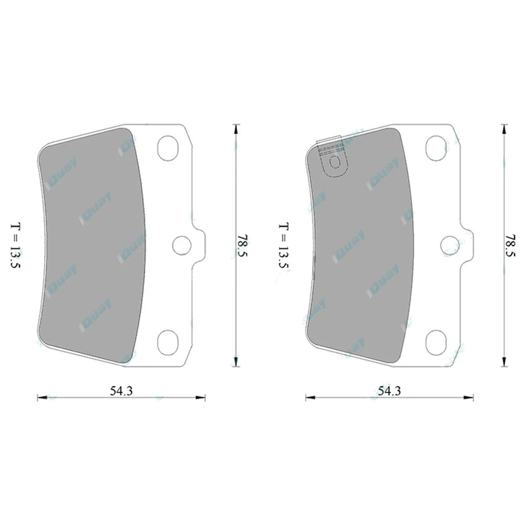 Rear 4wd Disc Brake Pads for RAV4 94-05 SXA10 SXA11 ACA20 ACA21 ACA22 ACA23 Set