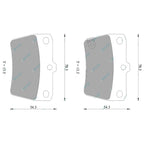 Rear 4wd Disc Brake Pads for RAV4 94-05 SXA10 SXA11 ACA20 ACA21 ACA22 ACA23 Set