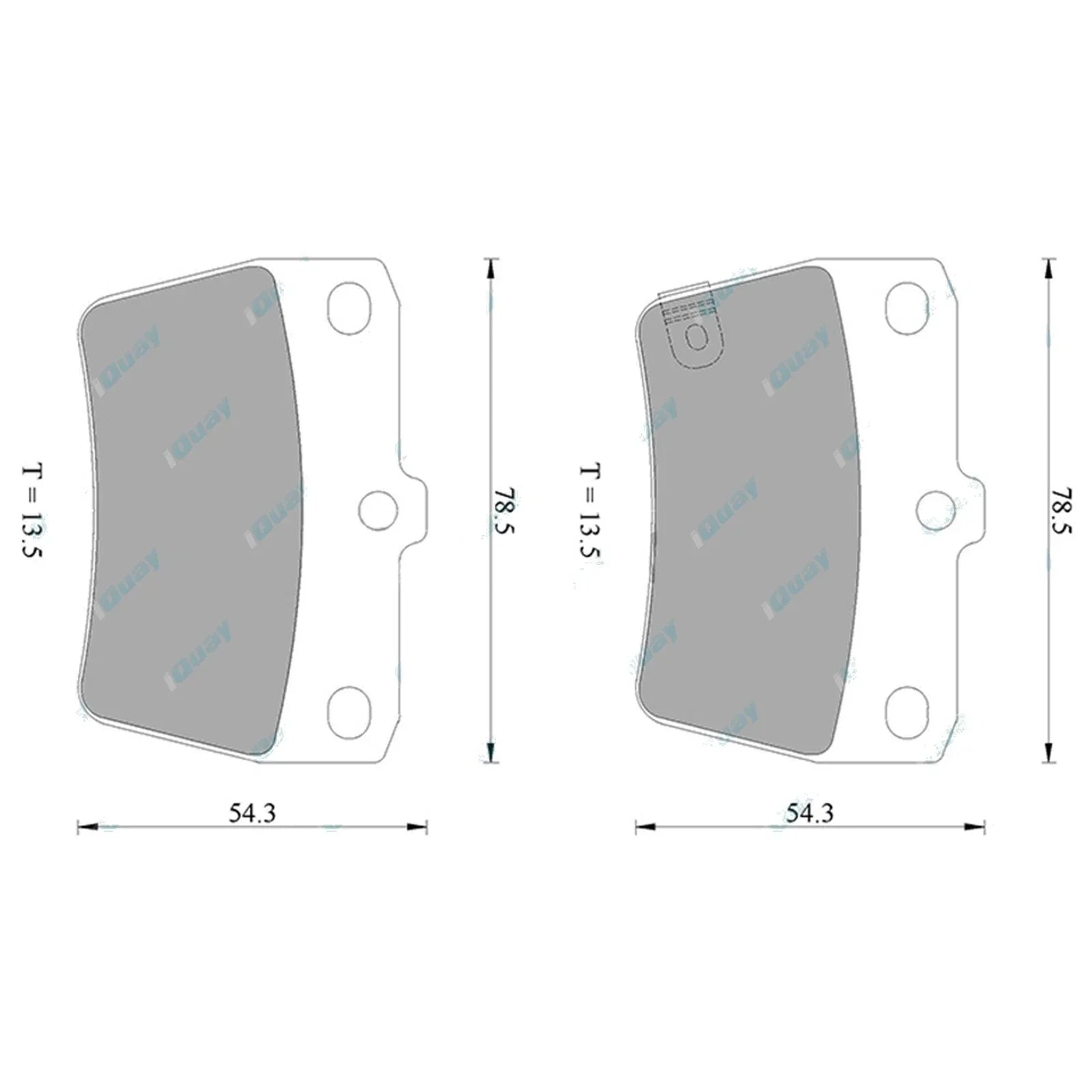 Rear 4wd Disc Brake Pads for RAV4 94-05 SXA10 SXA11 ACA20 ACA21 ACA22 ACA23 Set