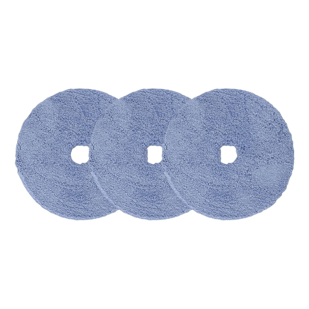 3X Blue Microfibre Pad 150mm for Machine Polishing (6 Inch)