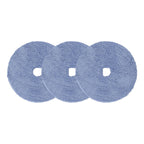 3X Blue Microfibre Pad 150mm for Machine Polishing (6 Inch)