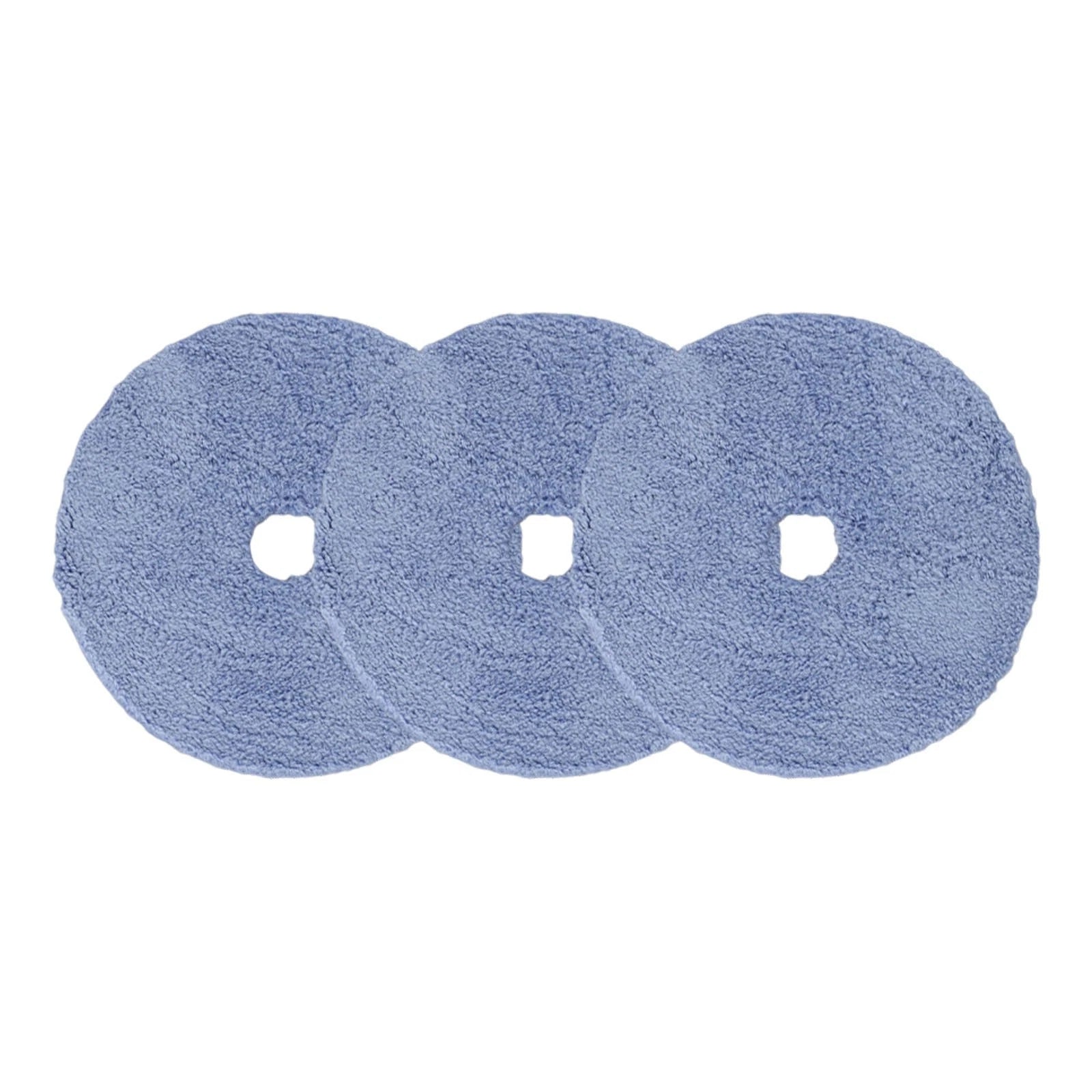 3X Blue Microfibre Pad 150mm for Machine Polishing (6 Inch)