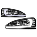3D LED Tube DRL Headlights Assembly for Pontiac Grand Prix (2004–2008)