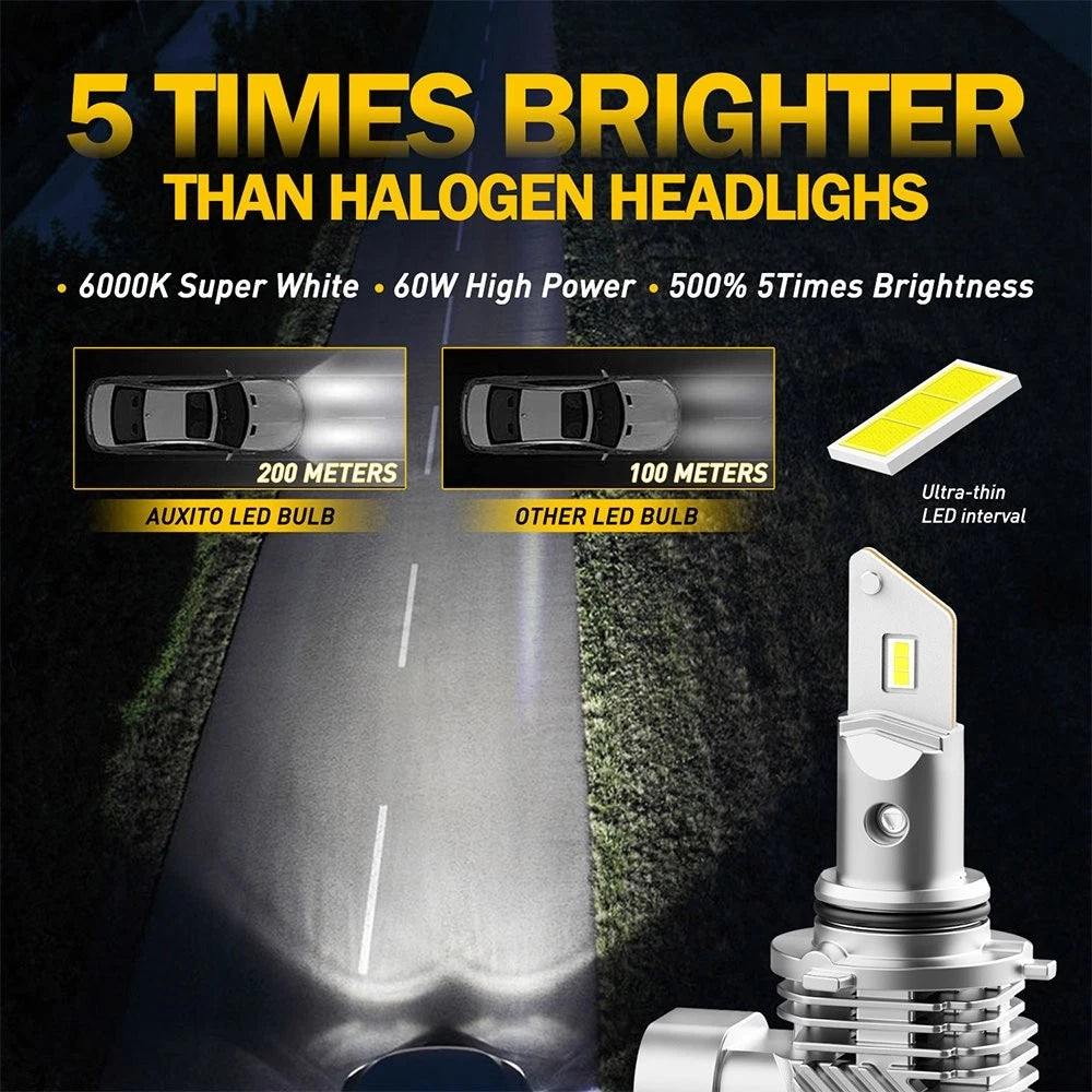 AUXITO HB3 9005 LED Headlight Bulbs for