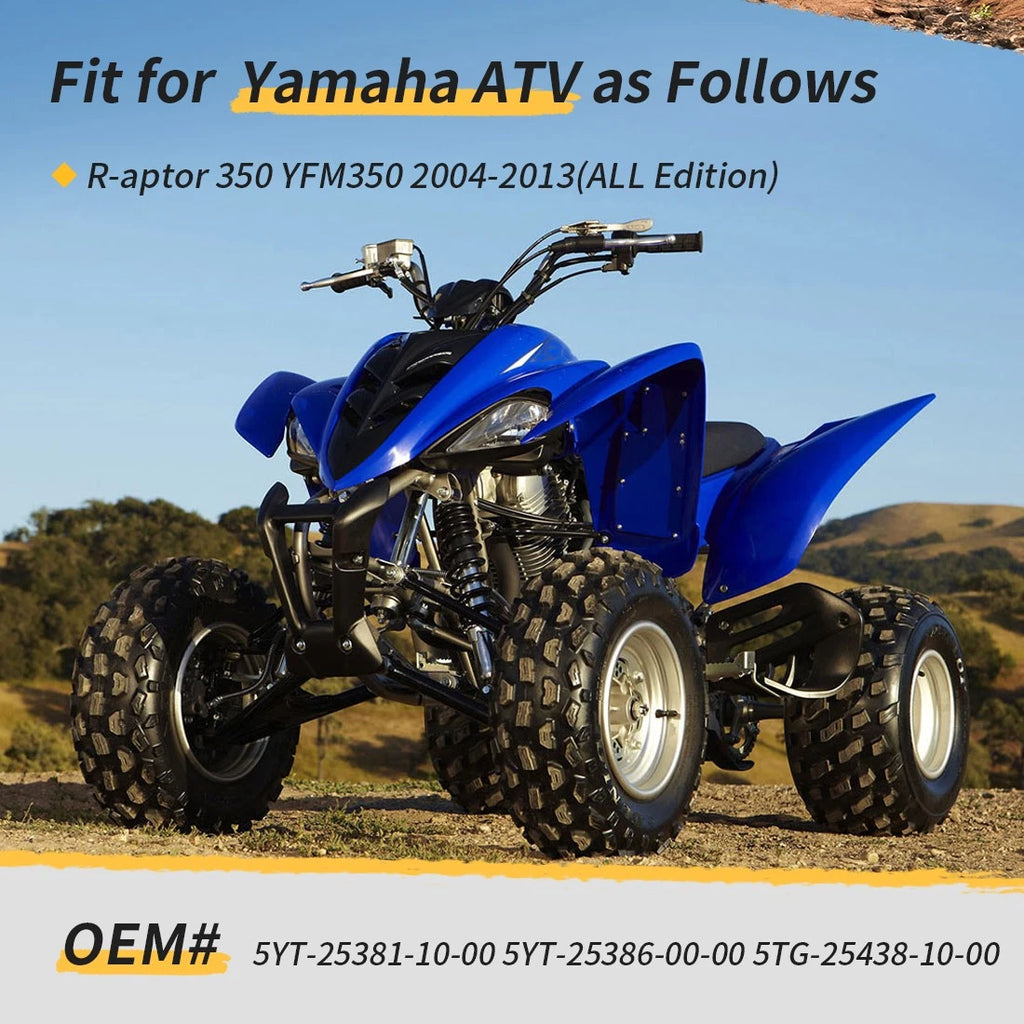 Rear Axle Shaft & Sprocket Axle Hub Nuts for Yamaha Raptor 350 (2004–2013)
