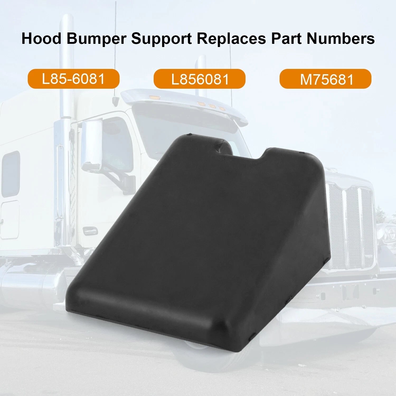 Hood Bumper Support for Peterbilt 567 579 Kenworth T680 T880 (2016–2023)