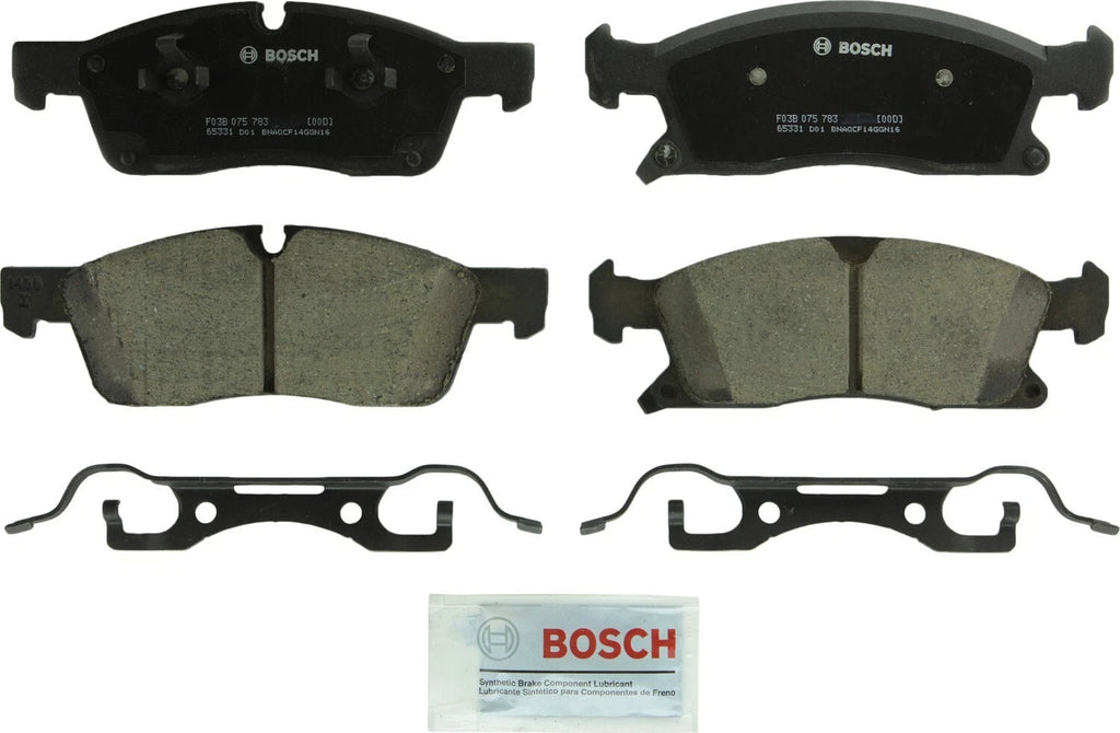 Front Brake Kit with Drilled 350mm Rotors & Bosch Ceramic Pads for Dodge Jeep