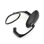 Pair of M8 M10 Retro L-Bar Rearview Mirrors for Cafe Racer Bobber