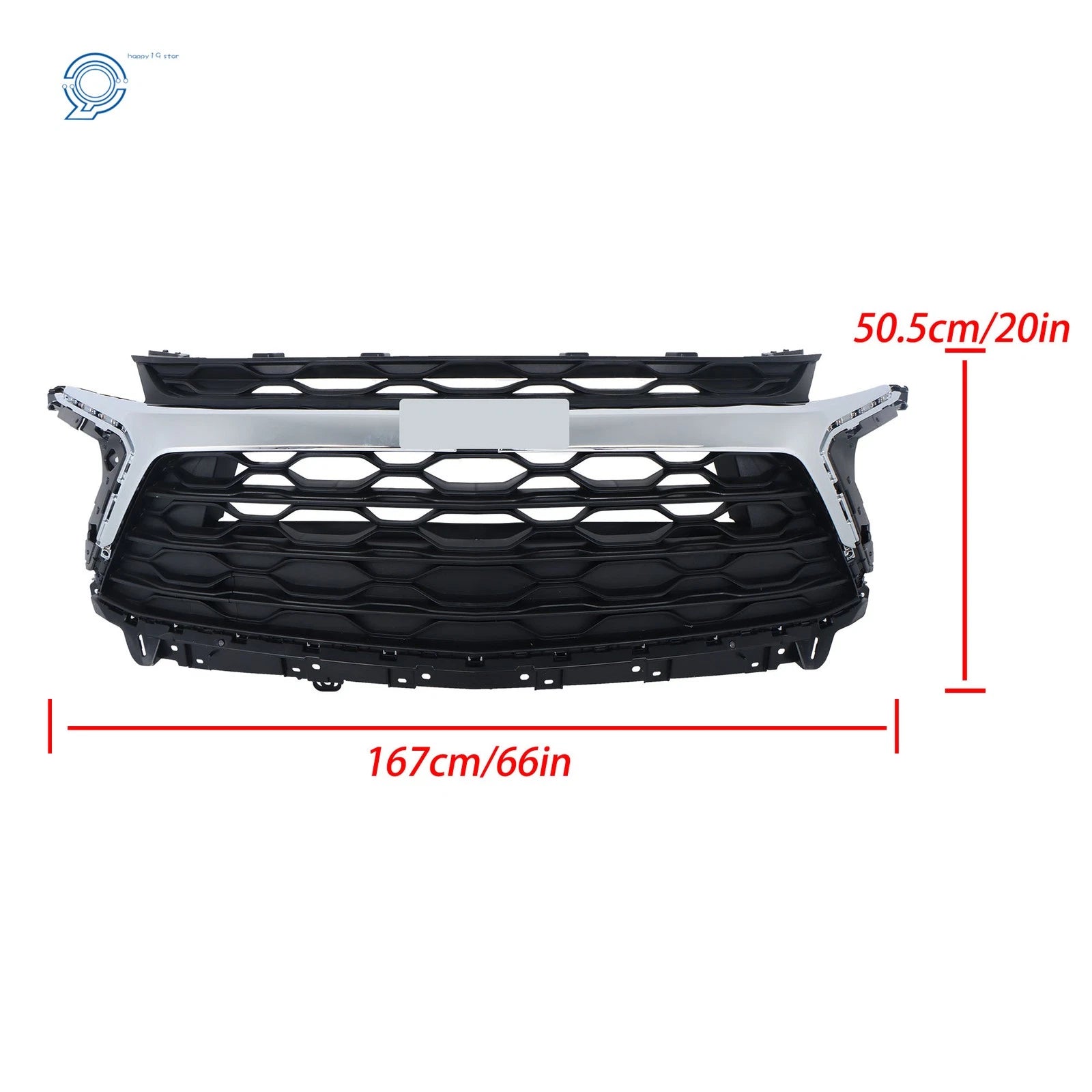 Black and Chrome Molding Trim for Chevy Blazer LT (2023–2024)