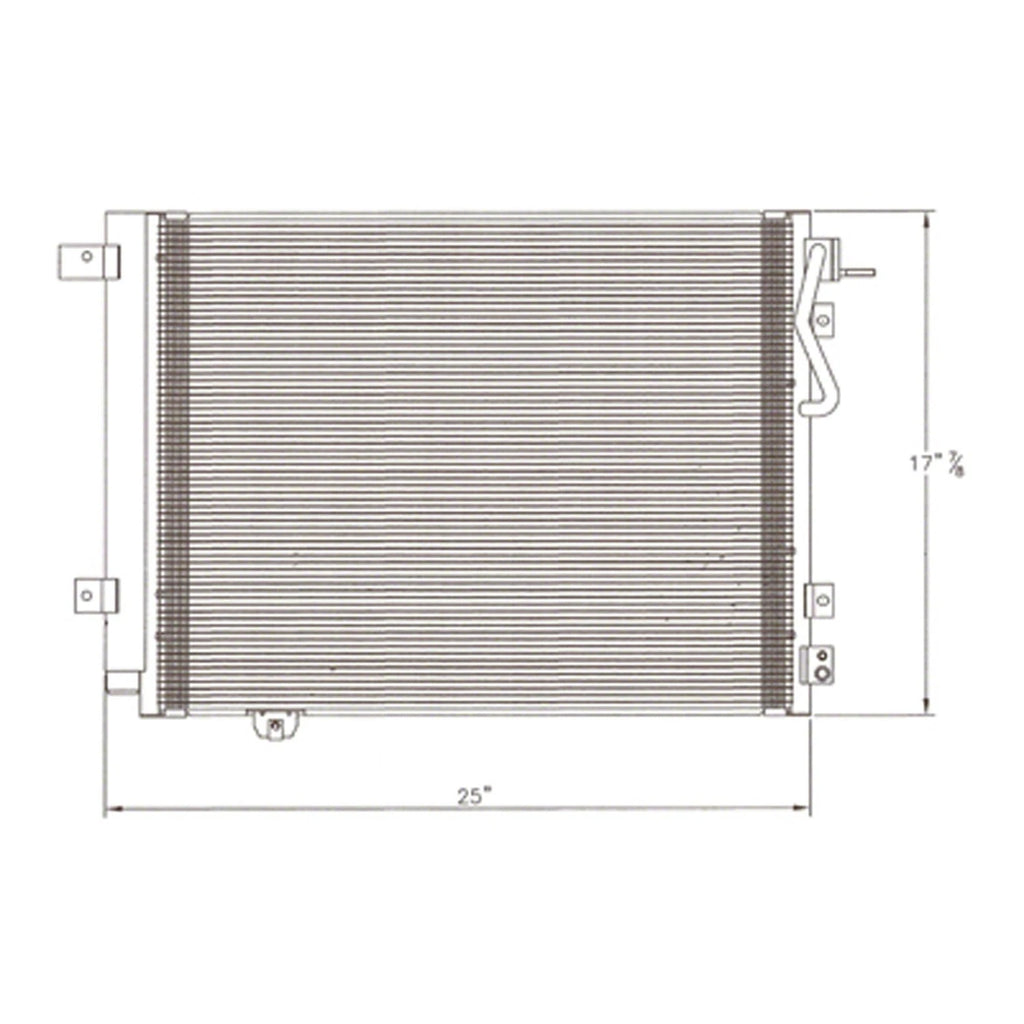 Replacement A/C Condenser Repair Part For 2007-2009 Kia Sorento