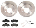 Brembo Rear Brake Kit for MB W460 W461 W463 (Low-Met Pads, Sensors, Rotors)