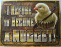 Tin Metal Sign for Chick Chicken Home Shop (2212)