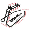 Hard Saddlebags with Conversion Brackets for Harley Heritage Softail