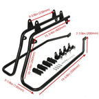Hard Saddlebags with Conversion Brackets for Harley Heritage Softail