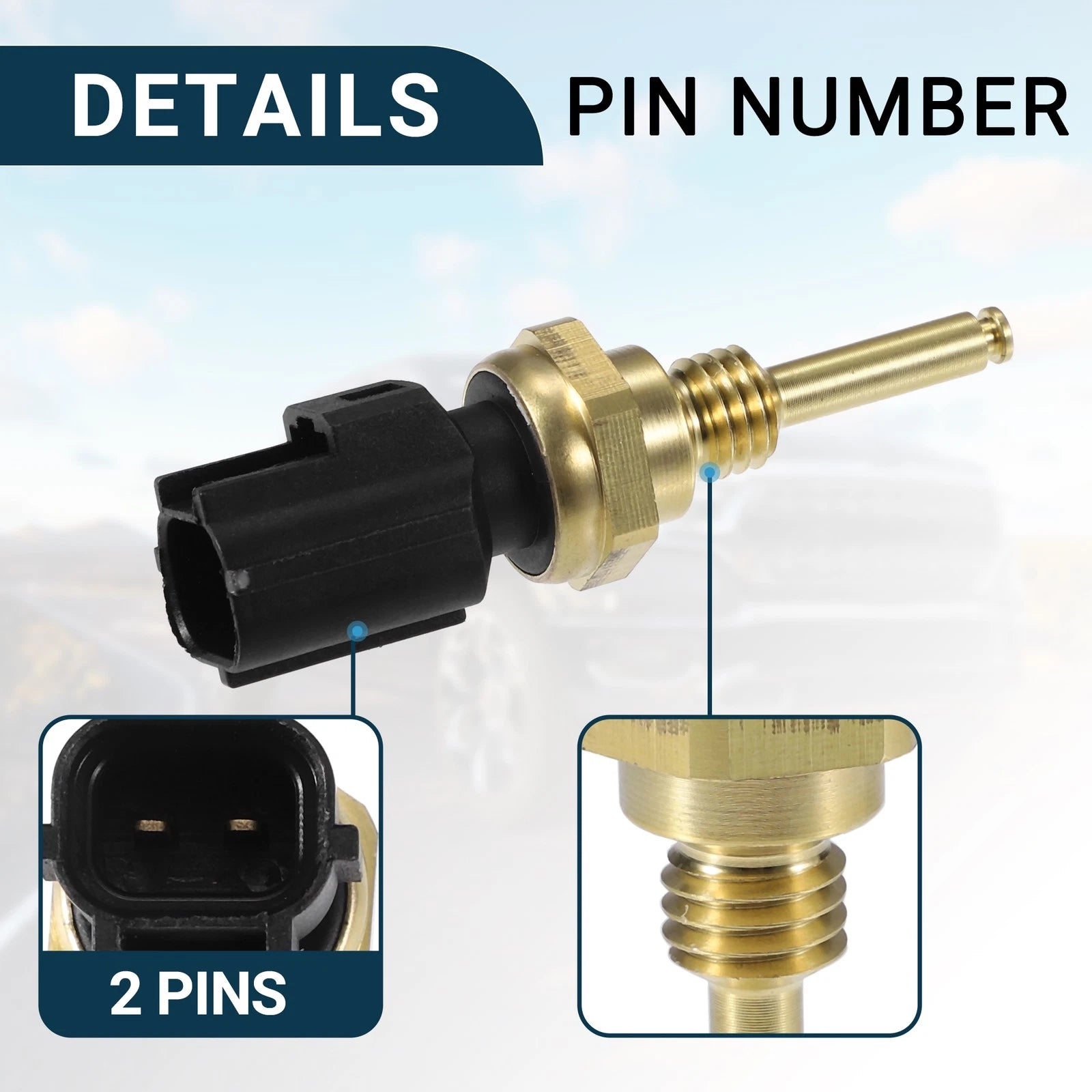 Coolant Temperature Sensor for Ford Escape (2001–2012) 1Pc