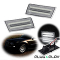Set of 2 LED Front Bumper Side Marker Lights for Chrysler 300 (2005–2010)
