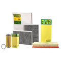 Mann Oil Air Carbon Cabin Filter Service Kit for Mercedes C216 CL550 (2007–2014)