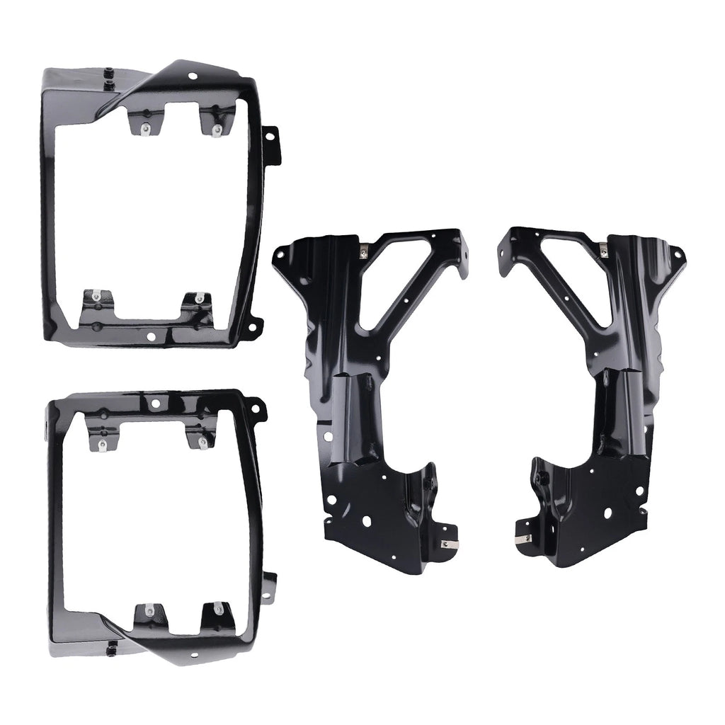 Set of 2 Front Bumper Brackets for Chevrolet Silverado 1500 (2016–2018)