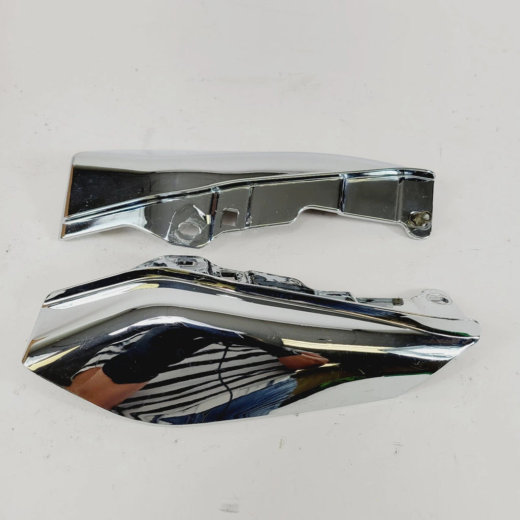 Chrome Mid Frame Heat Air Shields for Harley-Davidson Touring (2009–2016)
