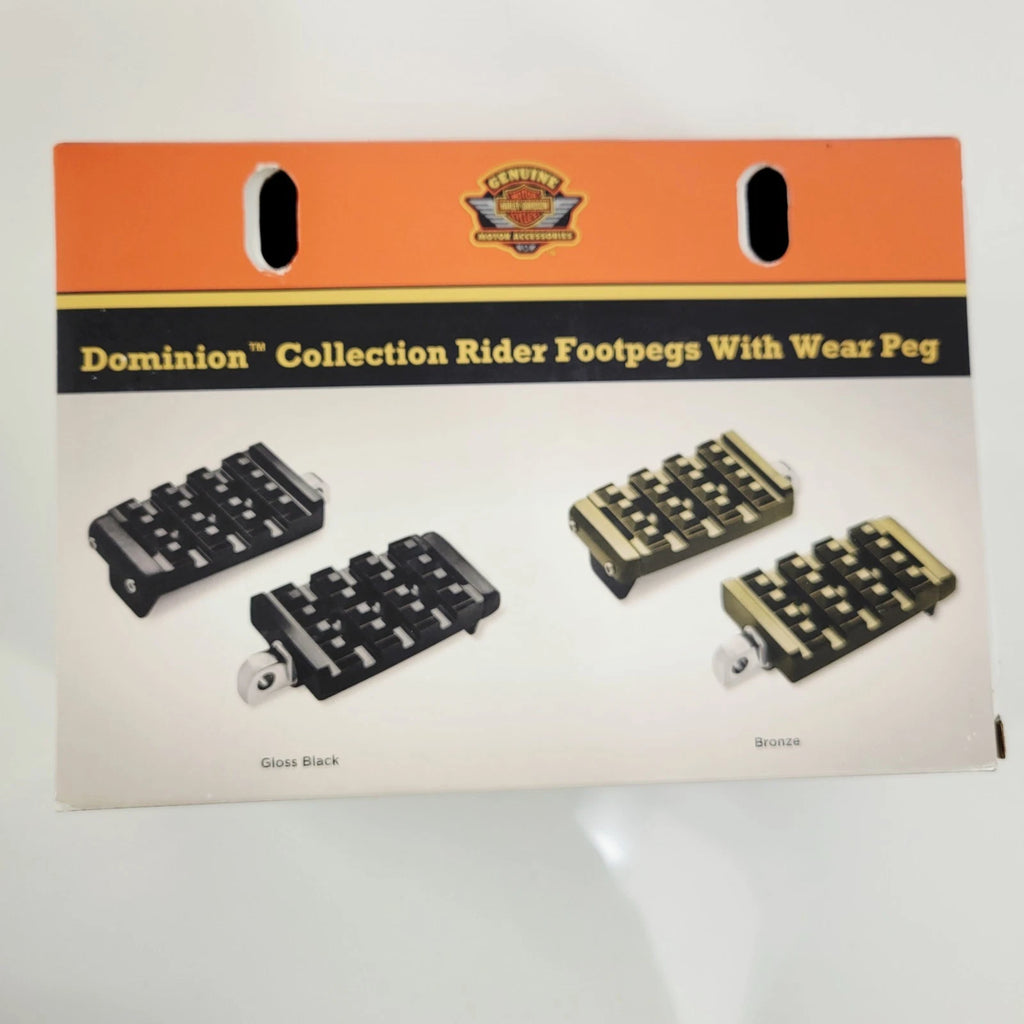 Black Dominion Foot Pegs for Harley-Davidson XG 750/XL 883/XL 1200 (OEM# 50500947)
