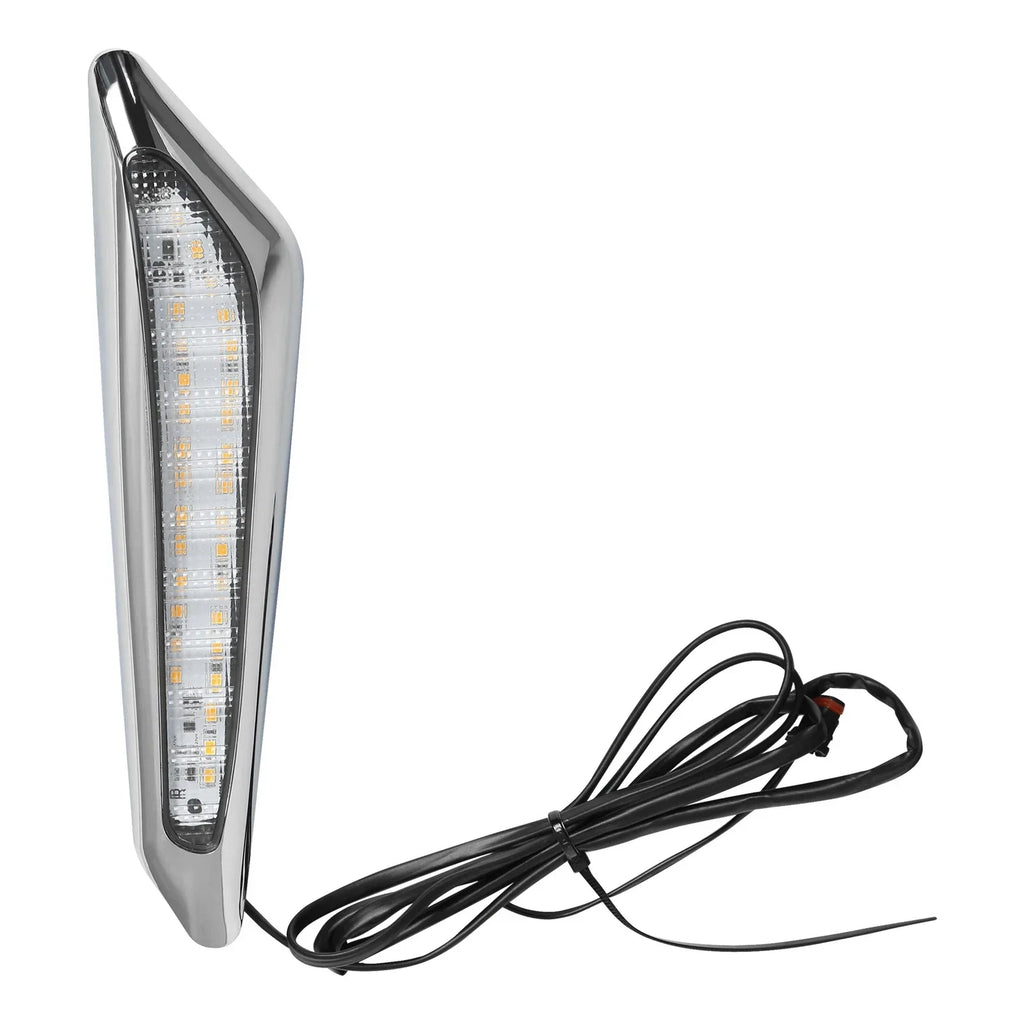 Front Brake Fork Mounted LED Amber Lights for Honda GL1800 (2018-2025)