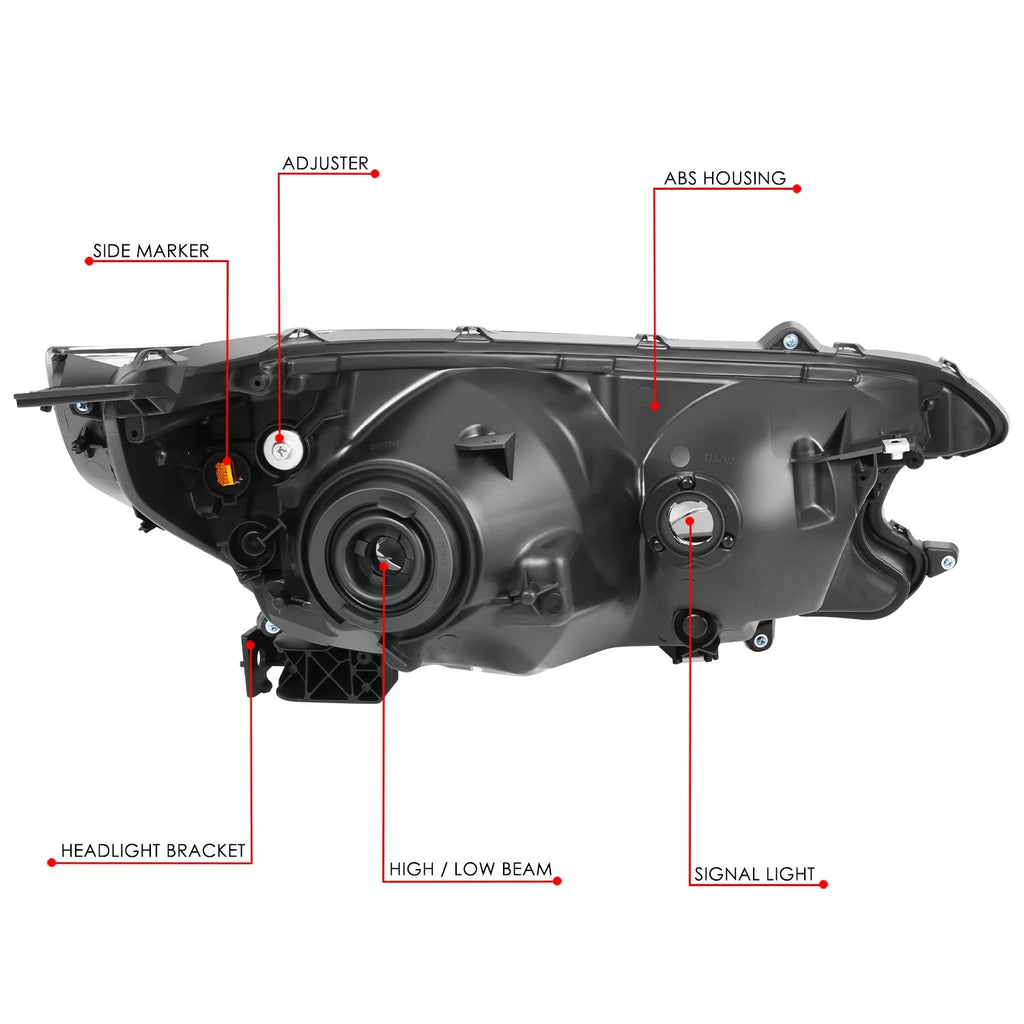 Left Driver Side Headlight Lamp for Honda CR-V (2012–2014) OE Style