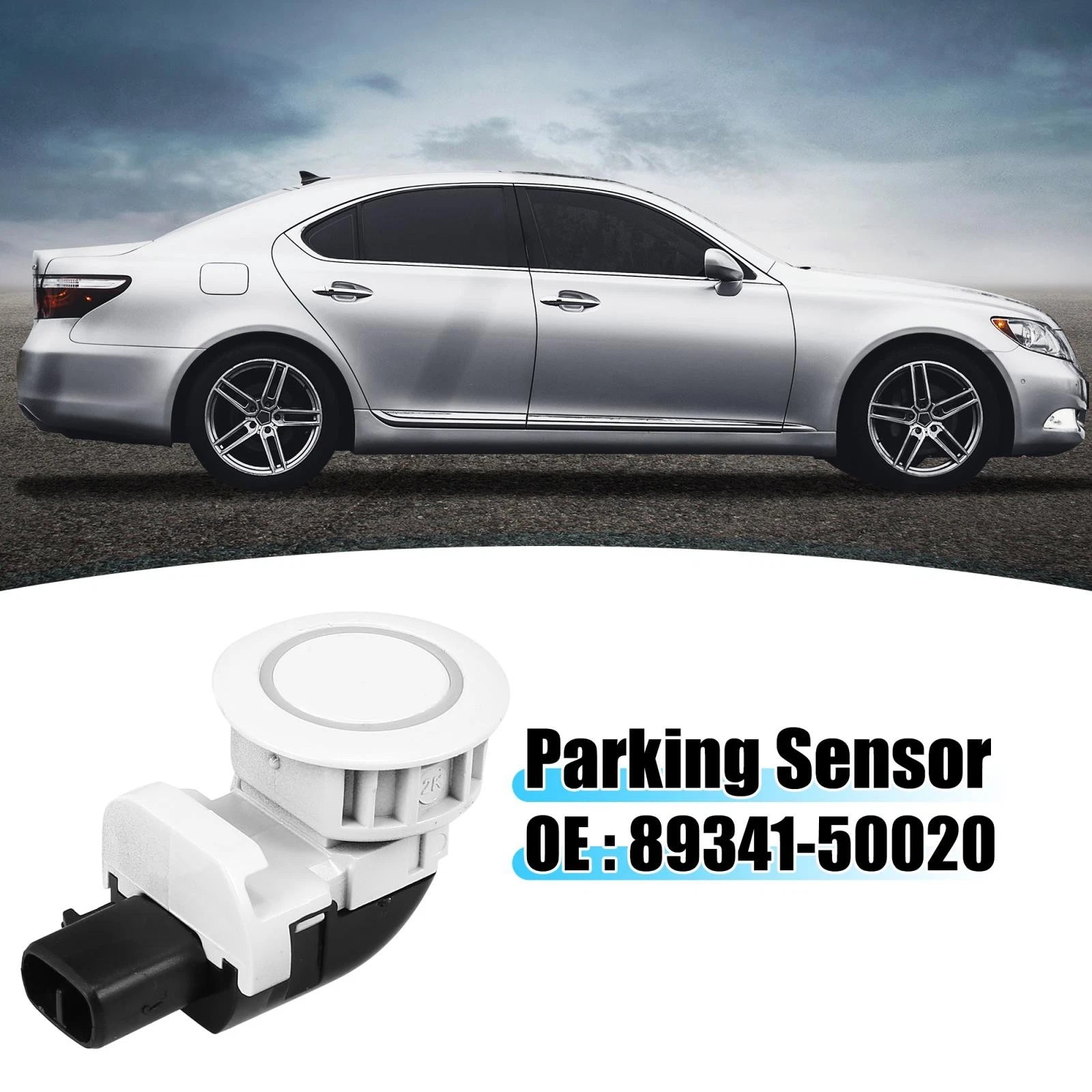 PDC Reverse Parking Assist Sensor for Lexus LS430 (2001–2006) 89341-50020 White