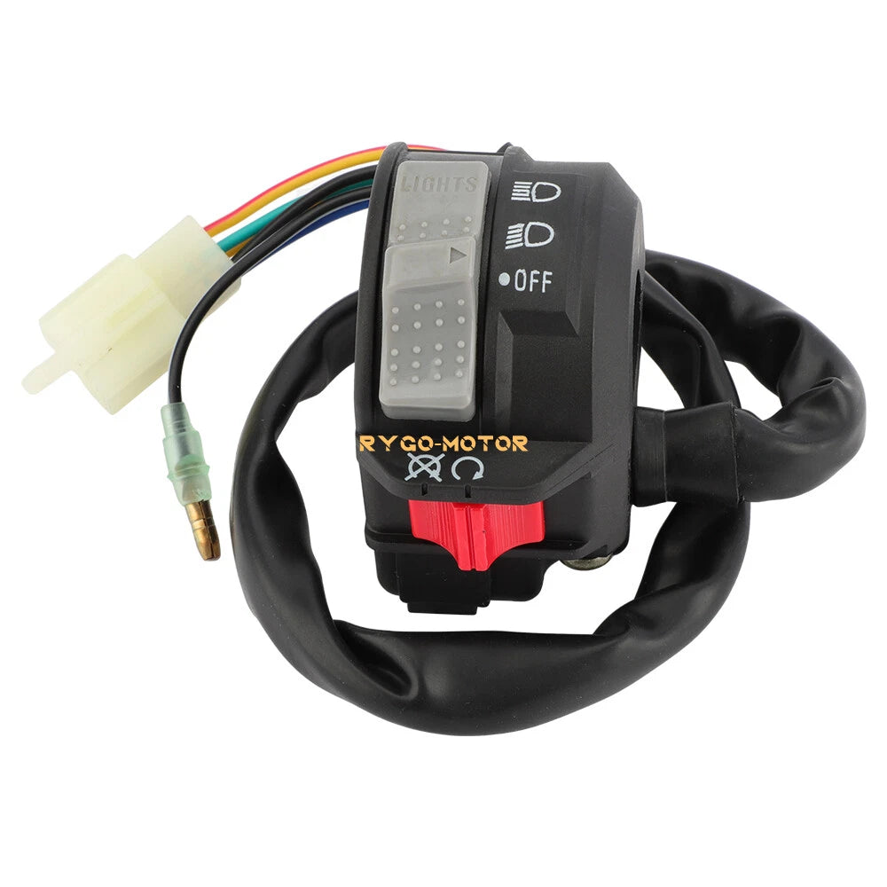 Left Handlebar Stop Kill Switch for Yamaha YFZ350 Banshee 350 (1995–2001)