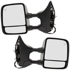 Set of 2 Heated Towing Mirrors for Driver & Passenger Side