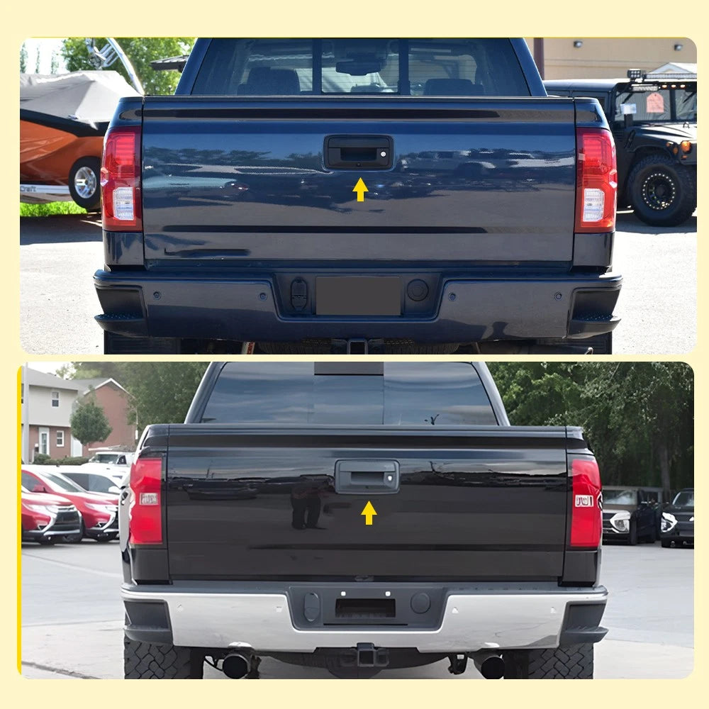 Tailgate Handle with Camera Hole for Silverado Sierra 1500 2500 (2014-2015)