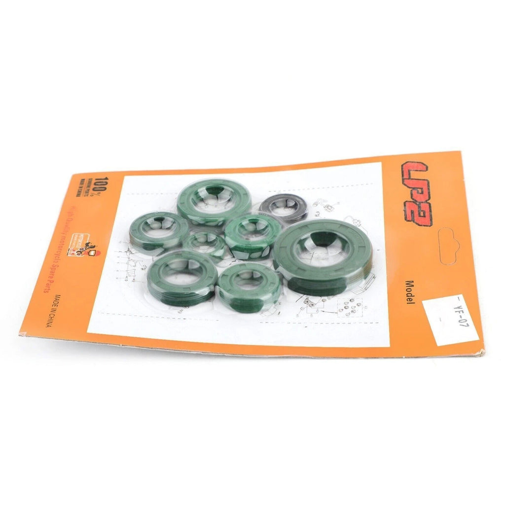 8X Engine Oil Seal Kit for Honda CR80R (1986–2002), CR85R (2003–2007)