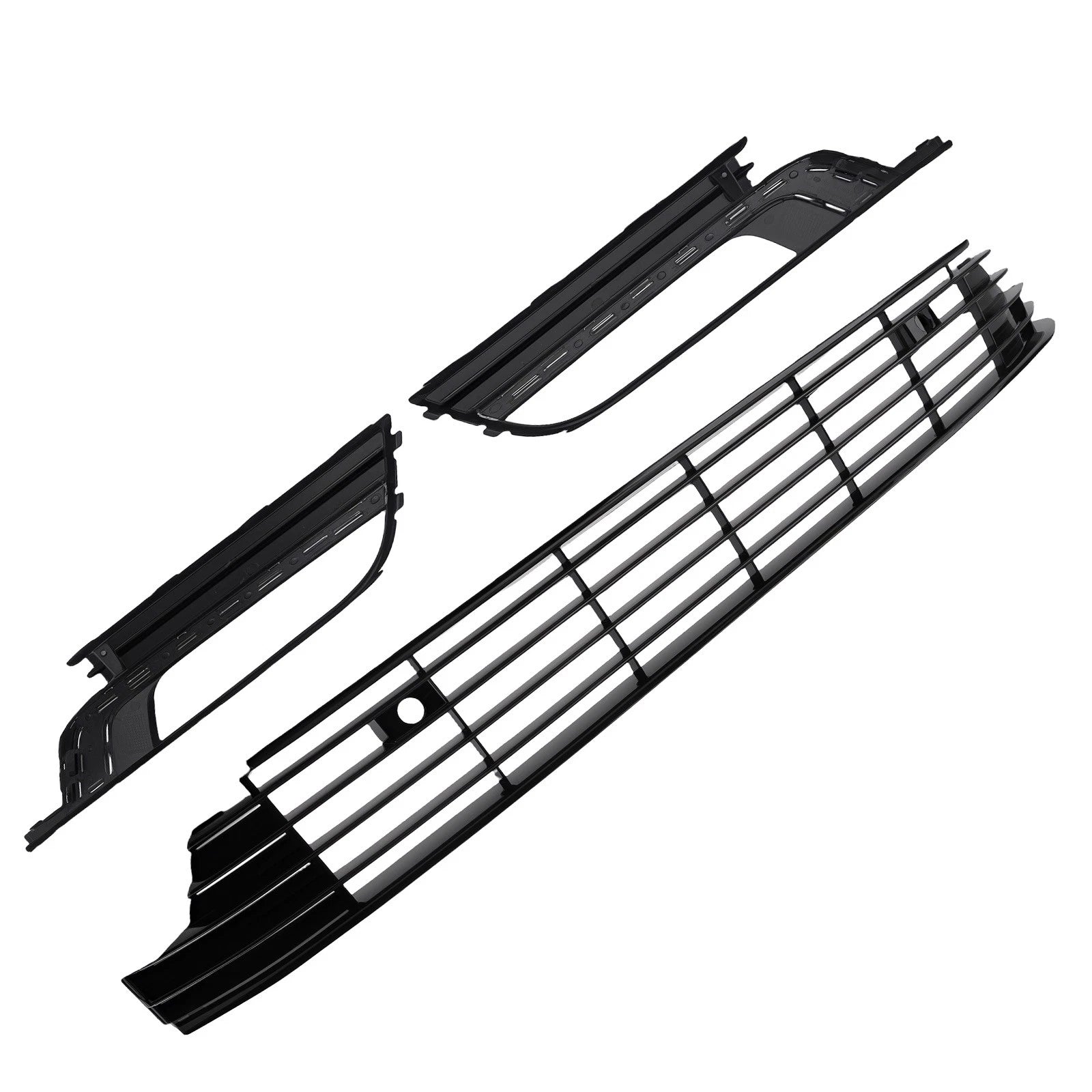 Set of 3 Chrome Bumper Grilles for VW CC (2013–2017)