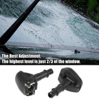 3pcs Front Windshield Washer Nozzle Kit 8265A083 for Mitsubishi Lancer (1995–2005)