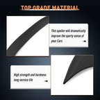 Matte Black Wing Spoiler with LED Brake for Nissan Altima Sedan (2007–2012)