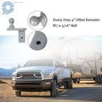 Trailer Hitch with 2-5/16" Ball for GNXA4085 (Heavy Duty, 4" Offset)