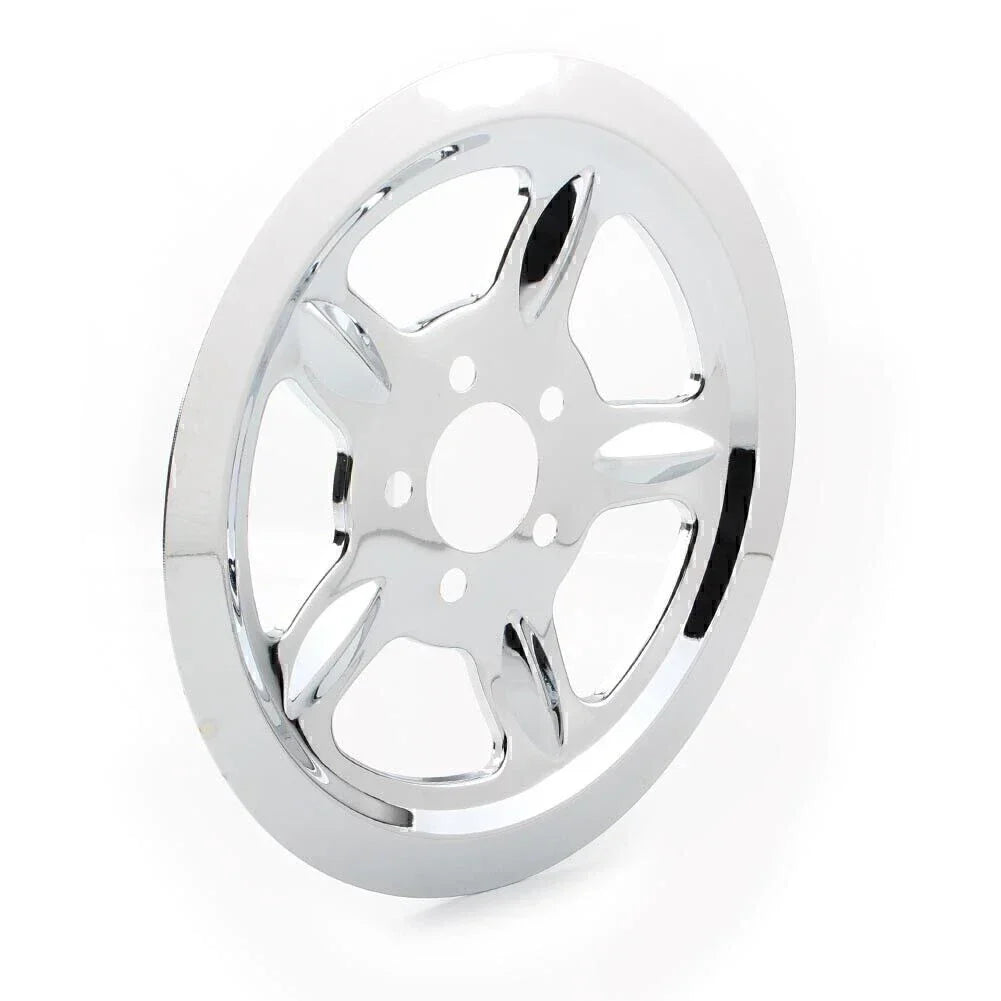 Chrome Rear Pulley Cover for Harley Sportster XL883 XL1200 (2004-2023)