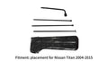 Spare Tire Jack Tool Kit Set for Nissan Frontier (2005–2014)