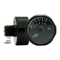 Air Pressure Gauge 18 NPT Black Face 3000psi 6000psi for Commercial Use