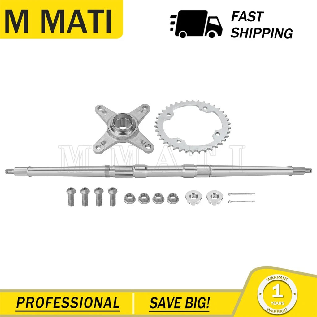 Rear Axle Shaft & Sprocket Kit for Yamaha YFZ450 (2004–2023) 5TG-25381-00-00