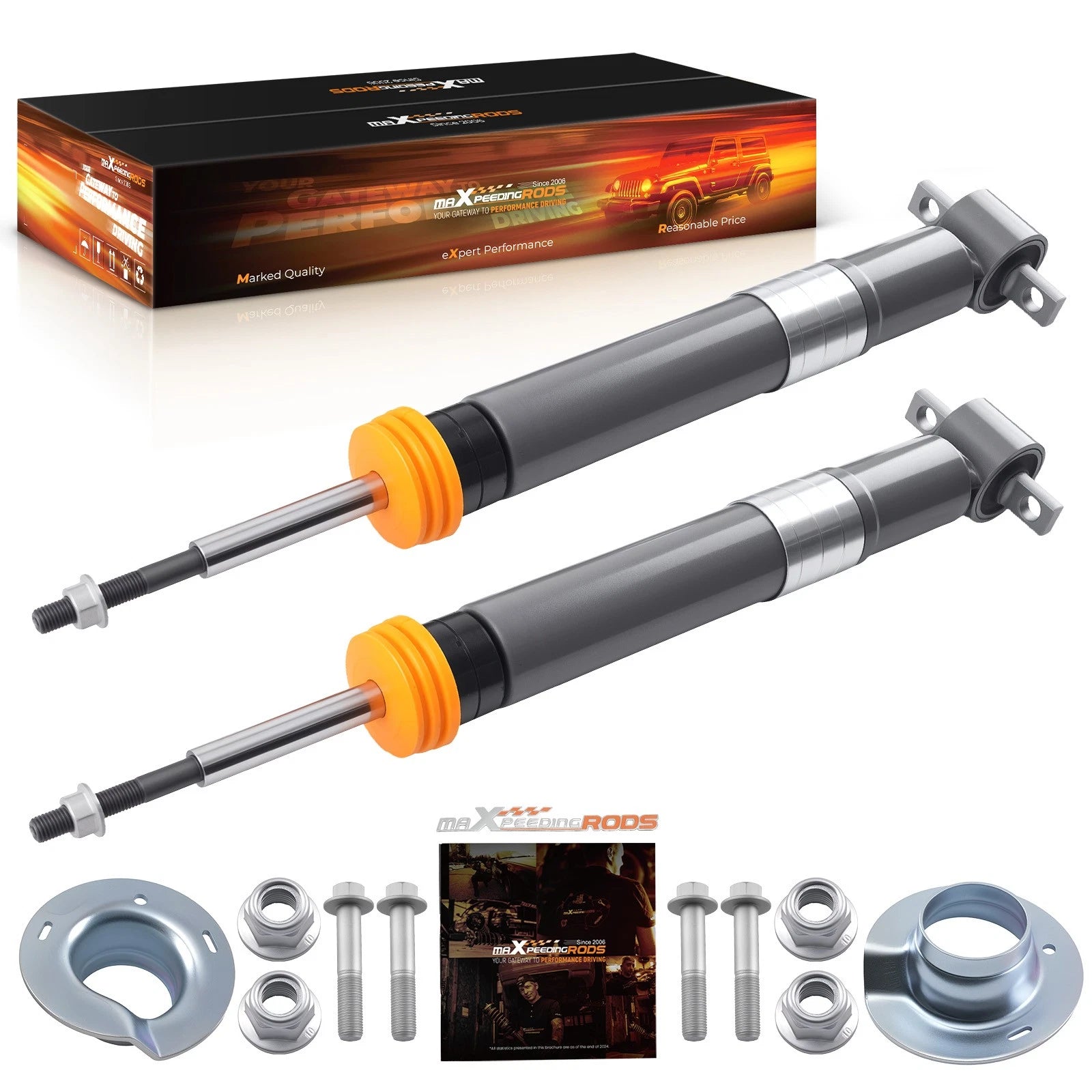 Front Adjustable Lowering Strut Kit for Ford F-150 2WD (2021–2025) 0-3.5"