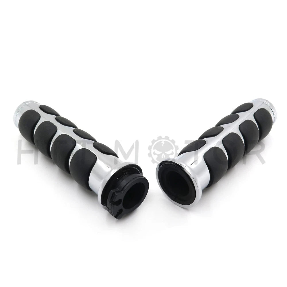 Custom Chrome Handlebar Grips for Honda Goldwing GL1200 (1982–1987)