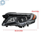 Left Headlight with LED DRL for Honda Pilot Ridgeline (2016-2020)