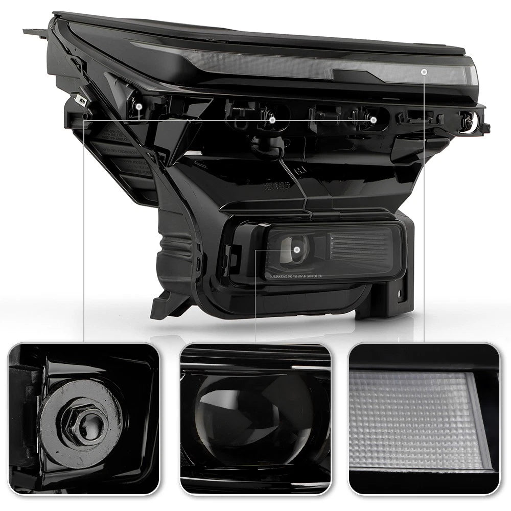 LED Headlight Right Passenger for Chevy Traverse RS (2024–2026)