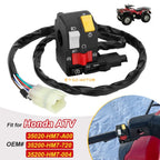 Handlebar Start Stop Light Choke Switch for Honda Foreman 400 TRX400FW (1995–2003)