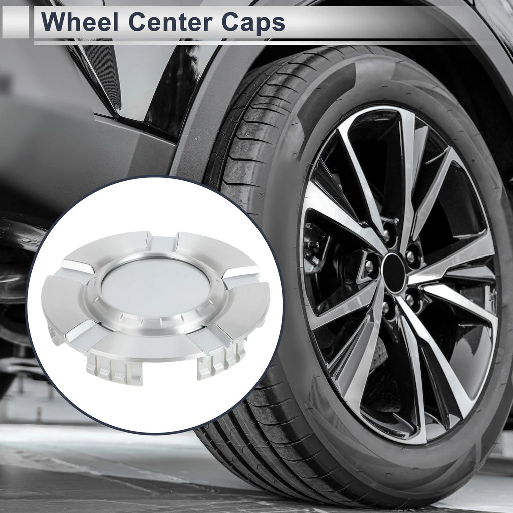 Wheel Center Caps for Chevrolet Silverado 1500 (2007–2013) Silver Tone Plastic