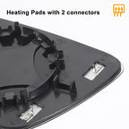 Right Side Heated White Mirror Glass for BMW 1 Series F20 F21 (2011–2019)