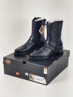 Women's Jerilyn Double Buckle Leather Motorcycle Boots for Harley-Davidson